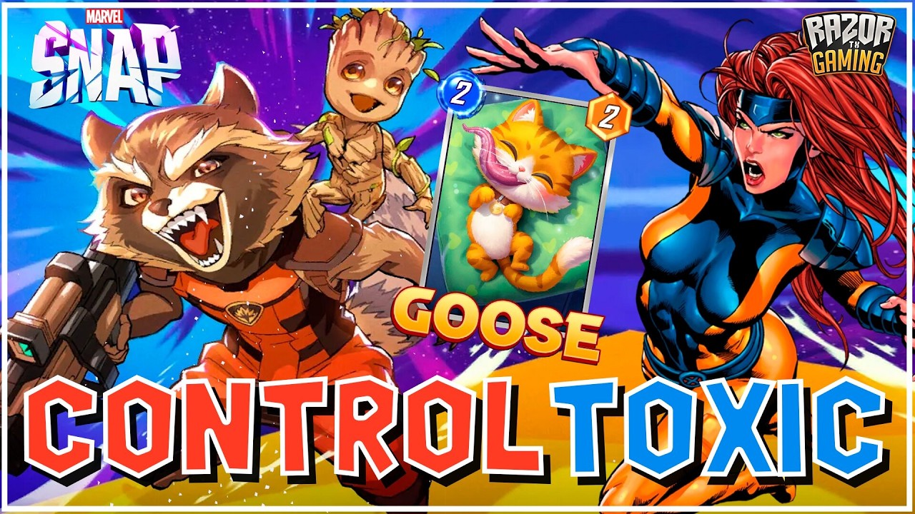 ☣️ ROCKET Y GROOT TOXICO + CONTROL ES UN MUY BUEN MAZO 🛡️ MARVEL SNAP