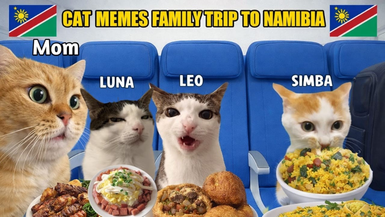 CAT MEMES: FAMILY ROAD TRIP TO NAMIBIA
