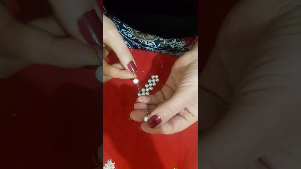 Takı tasarım inci bileklik yapımı