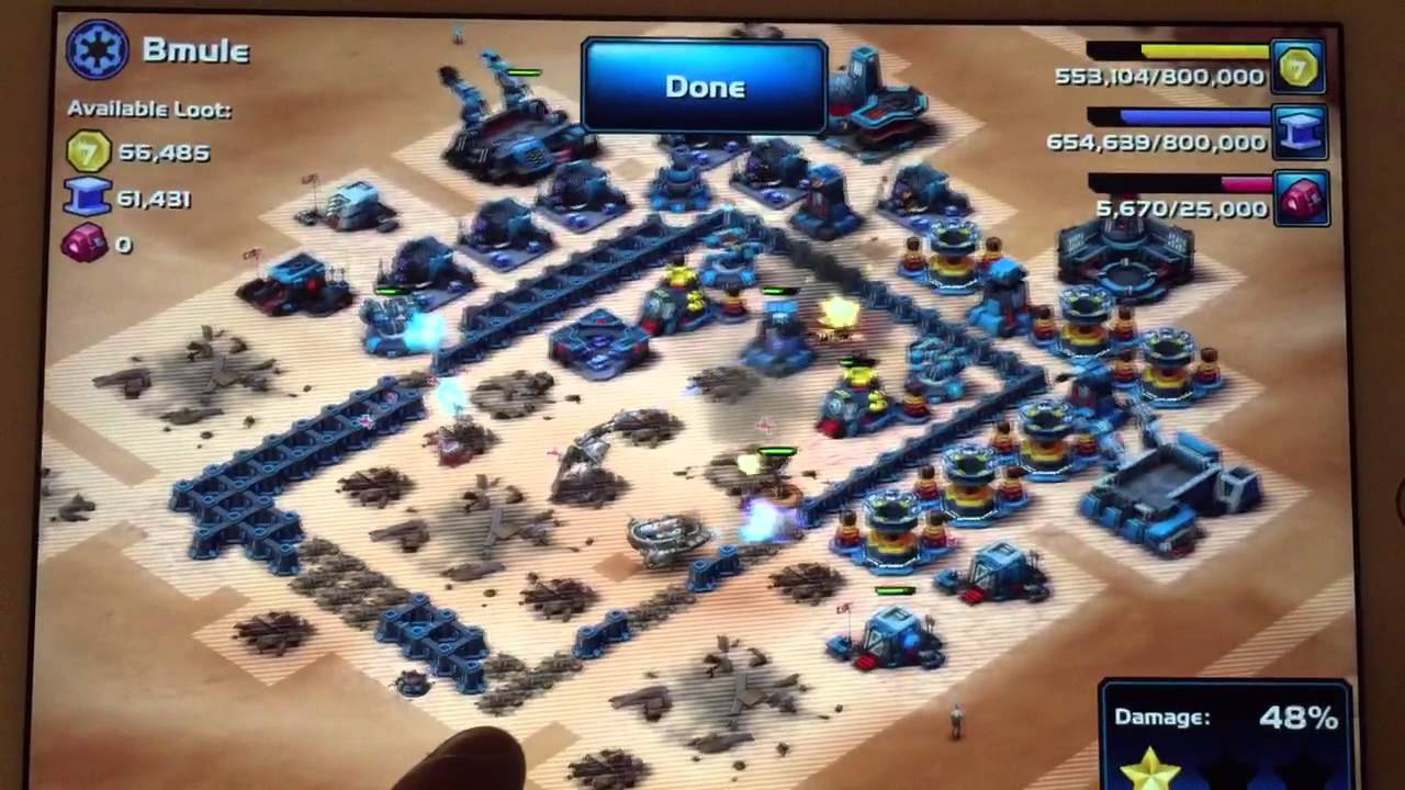 Bagofsoup Level 6 Rebel Attack Force (Star Wars Commander)