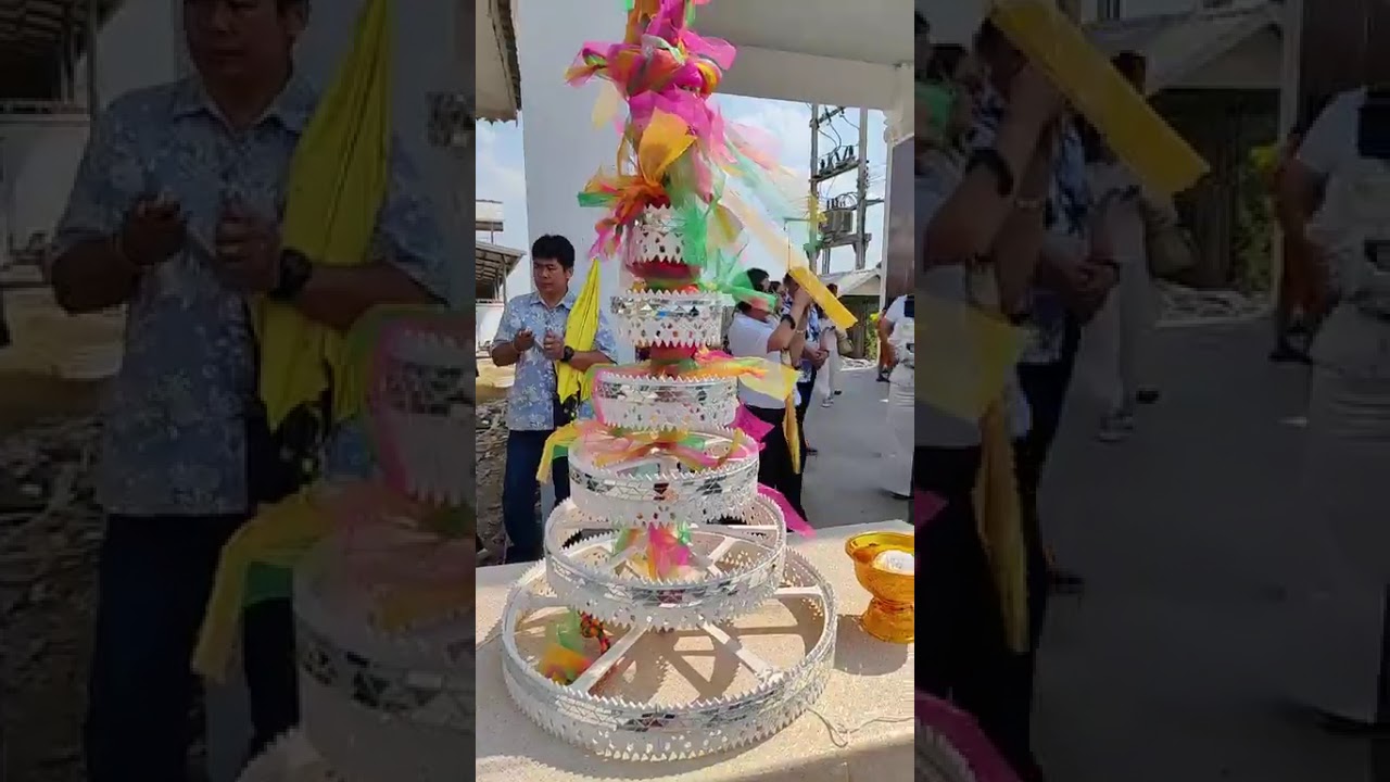 ยกฉัตรซุ้มประตูวัด 3 ประตูวัดวีระโชติธรรมาราม 26 มกราคม 2569