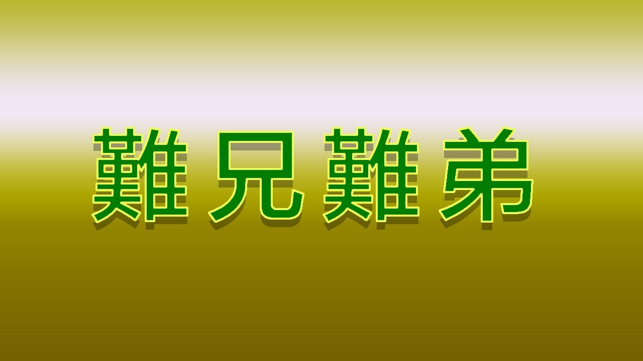 Karaoke - 難兄難弟 | 羅嘉良 吳鎮宇 張可頤 宣萱 【伴奏/伴唱】