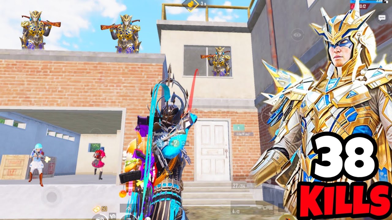 Pharaoh X-Suit Player Thinks He is The KING of BGMI &bull; (38 KILLS) &bull; BGMI Gameplay 