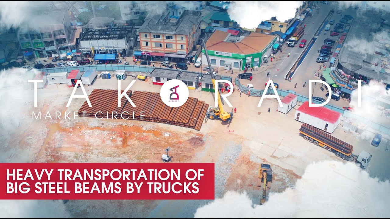 Construction of One of The Biggest Market in Africa Ghana, Takoradi Market Circle