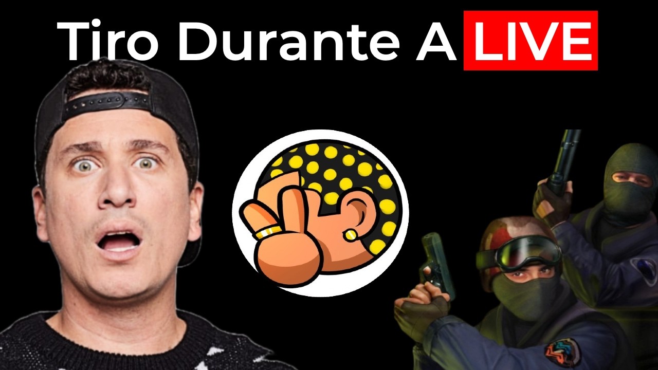 Tiro durante a Live - @jmdeck
