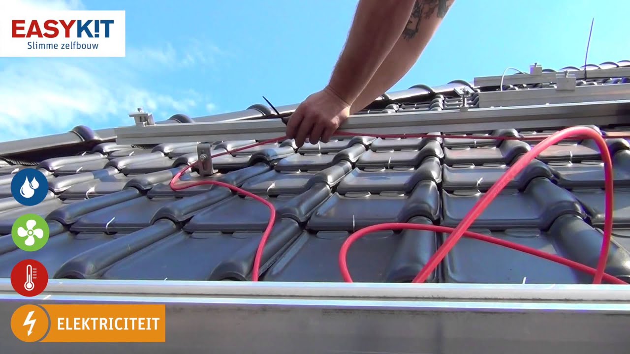 DIY: Zelf je zonnepanelen plaatsen (hellend dak) met Easykit 2/2