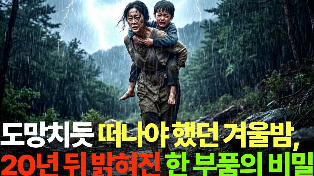 겨울밤 도망친 국수집 이모, 20년 후 밝혀진 라디오 손잡이의 진실