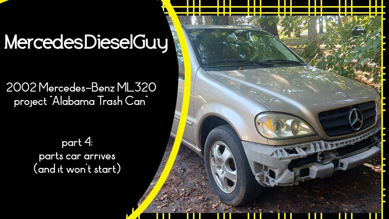 2002 Mercedes ML320 project - part 4: parts car arrives