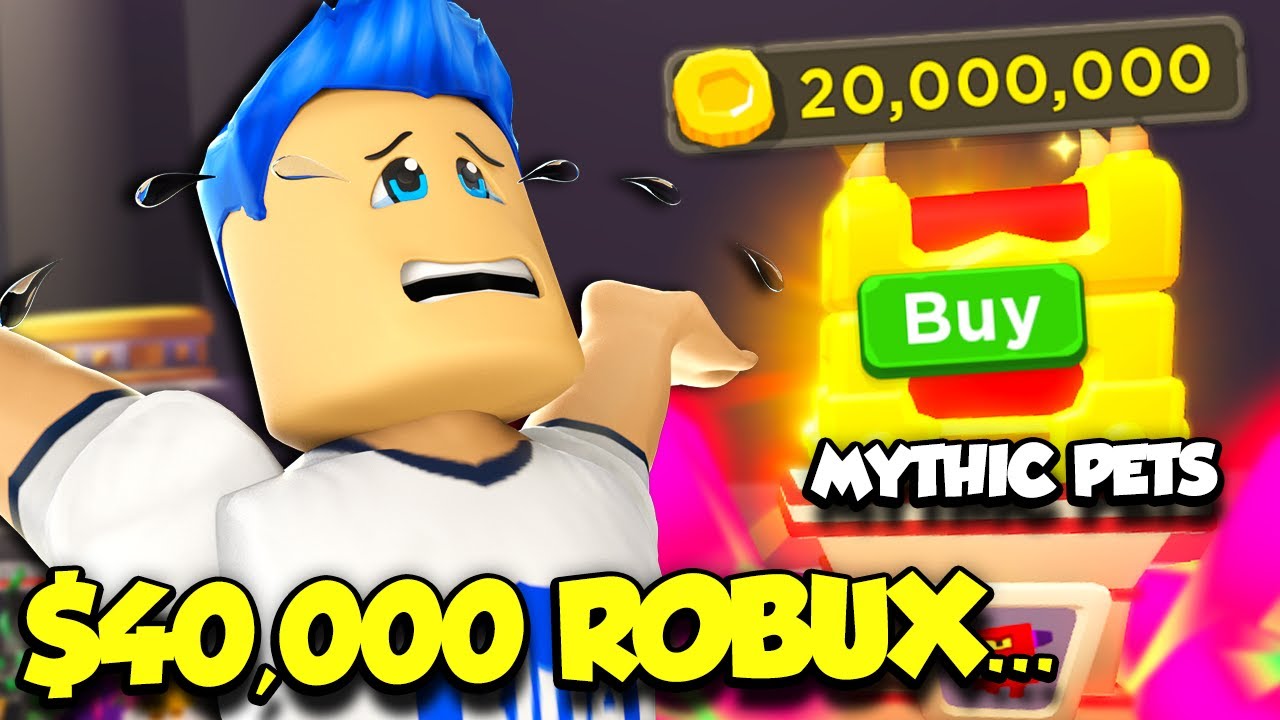 I Spent $40,000 ROBUX To Get A RARE MYTHIC PET In Giant Simulator Hidden Temple! (Roblox)