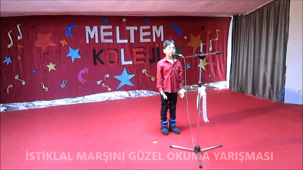 Meltem Koleji / İstiklal Marşı'nı Güzel Okuma Yarışması İlkokul İkincisi