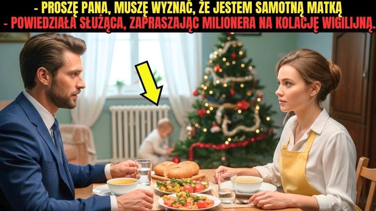 – Proszę pana, muszę wyznać, że jestem samotną matką – powiedziała służąca, zapraszając milionera na
