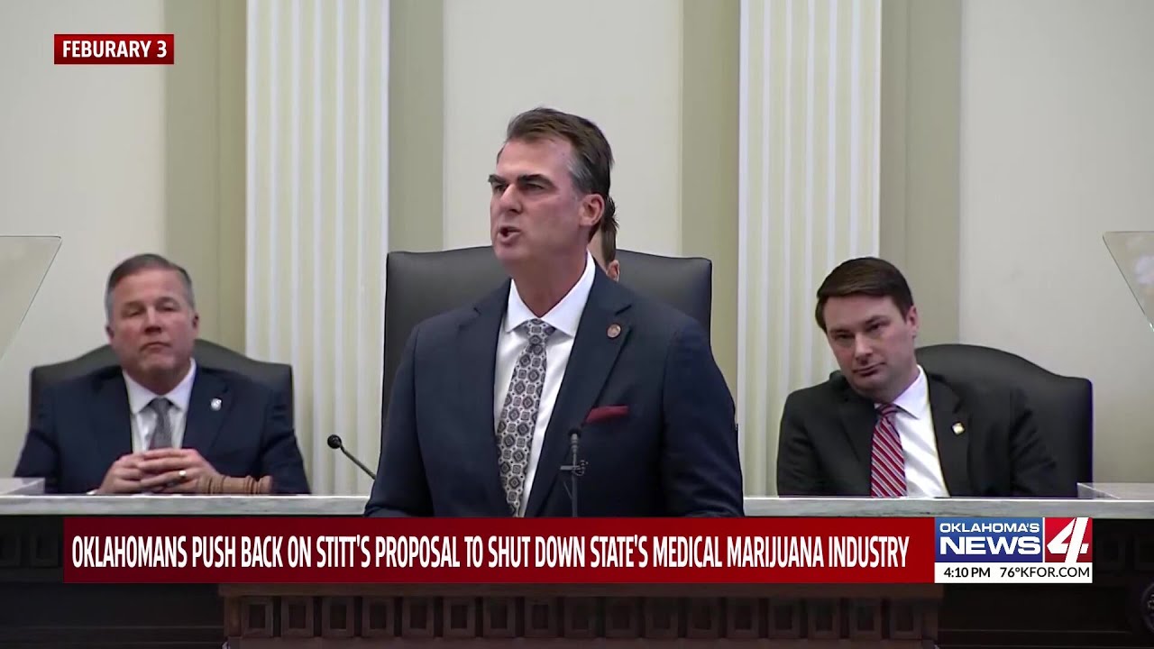 Oklahomans push back on Stitt's proposal to shut down state's medical marijuana industry