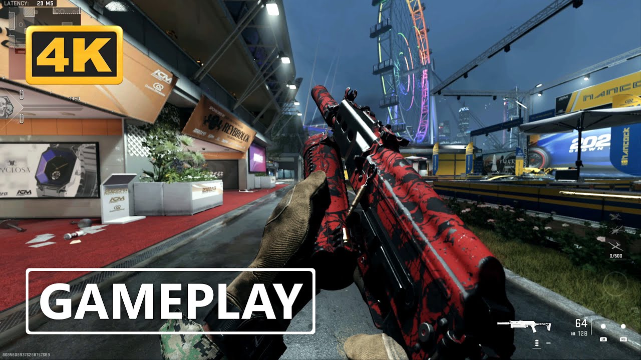 Call of Duty Modern Warfare 2 Многопользовательский командный бой насмерть Геймплей 4K