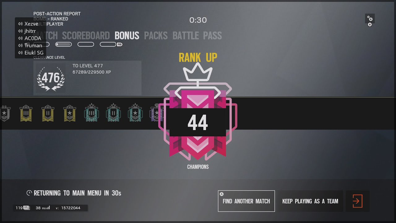 North Star TOP 50 CHAMPION - Rainbow Six Siege Xbox