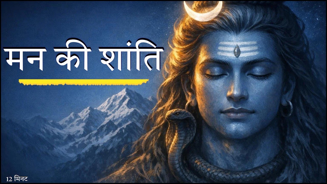 जब मन अशांत हो, ये 12 मिनट का शिव ध्यान सुनें