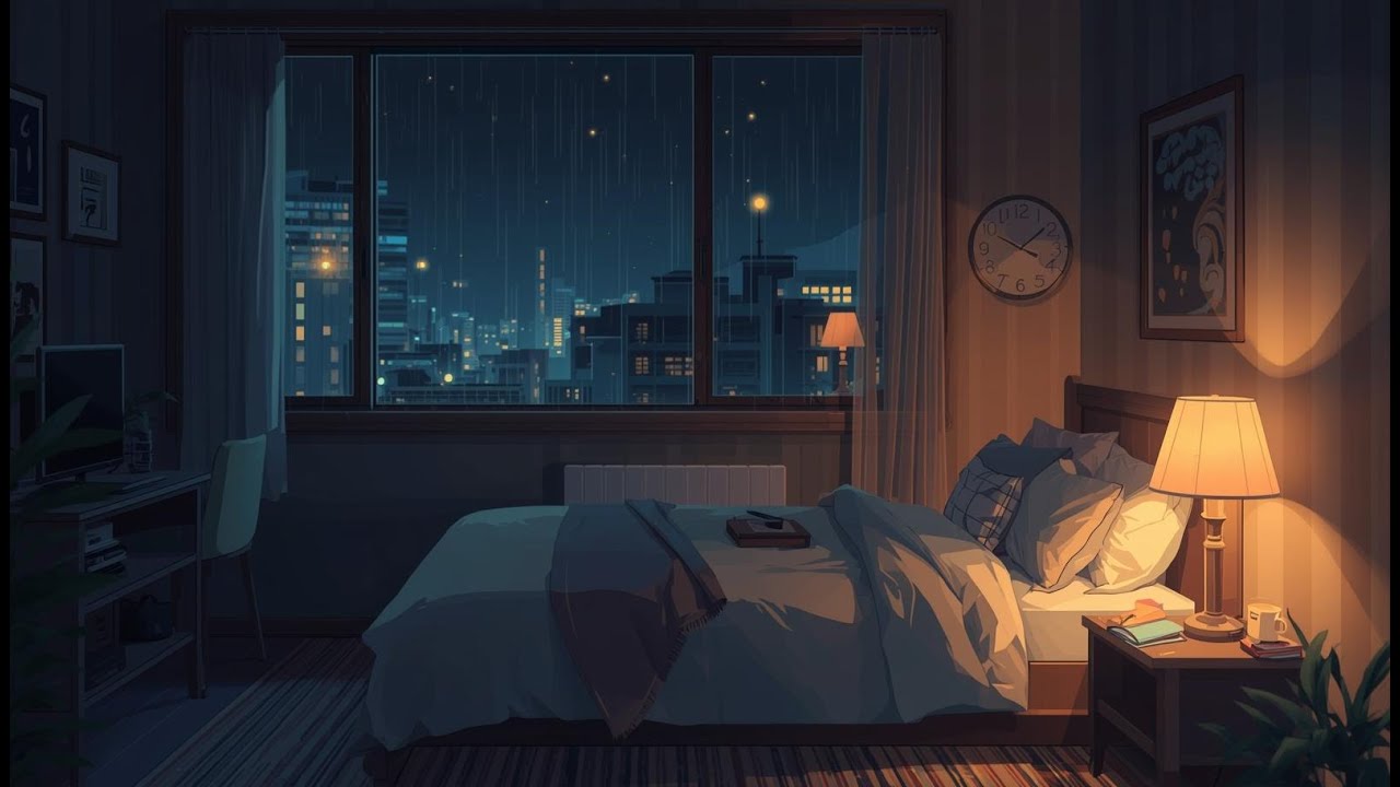 Midnight Study Drizzle 🌧️ | lofi beats for late night focus & calm