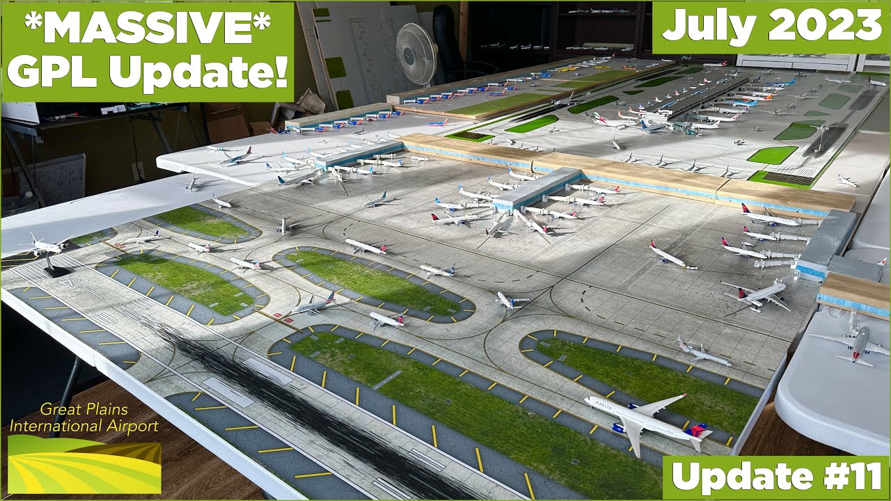 *MASSIVE* GeminiJets Great Plains International Airport update - July 2023