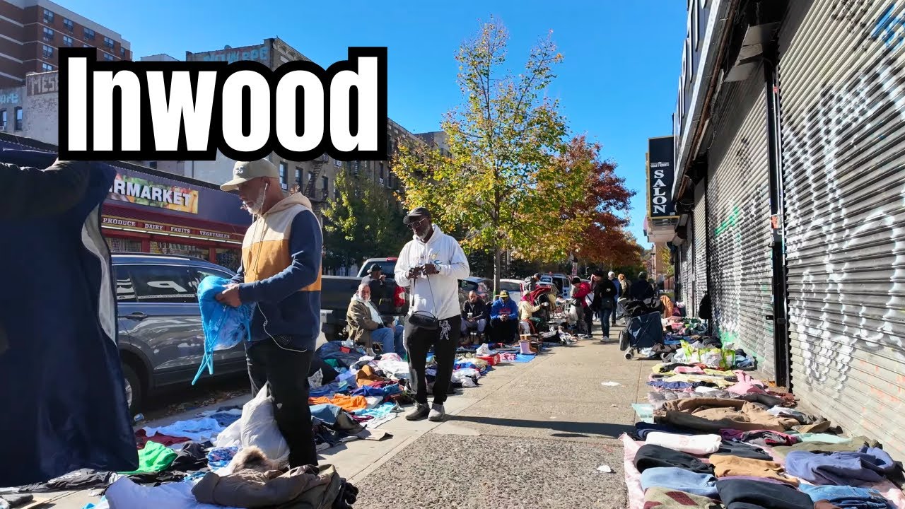 NEW YORK CITY Walking Tour [4K] - Inwood, Manhattan