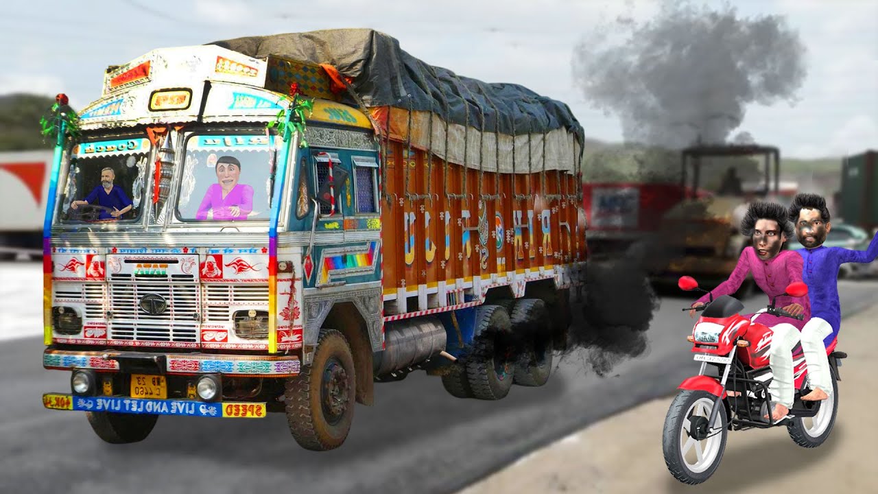 वायु प्रदूषण Smoke छोड़ता Truck Wala Air Pollution Comedy Hindi Kahaniya