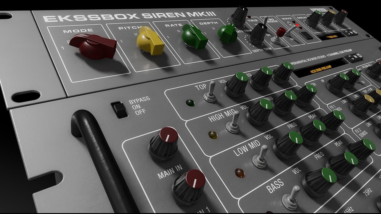 4 Channel Dub Preamp + EKSSBOX MKIII / Rack Extensions for Reason