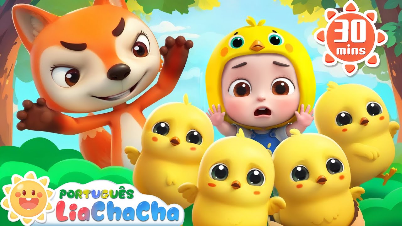 Os Pintinhos Bonitinhos 🐣 | Canção de Fazenda | Canção de Animal | LiaChaCha - Músicas Infantis