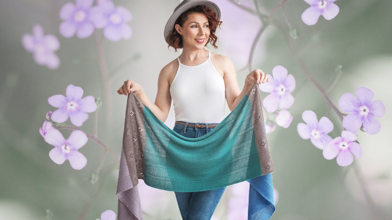 FREE Pattern For YouI Knit This Shawl While You're Stuck at Home! Wrap Yourself in SPRING!