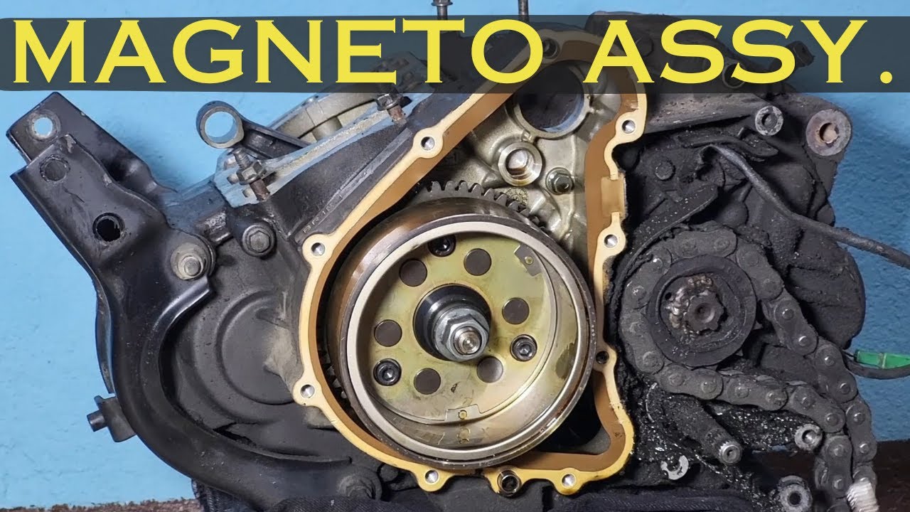 How To Remove Magnet Coil || Timing Chain in Apache RTR 200