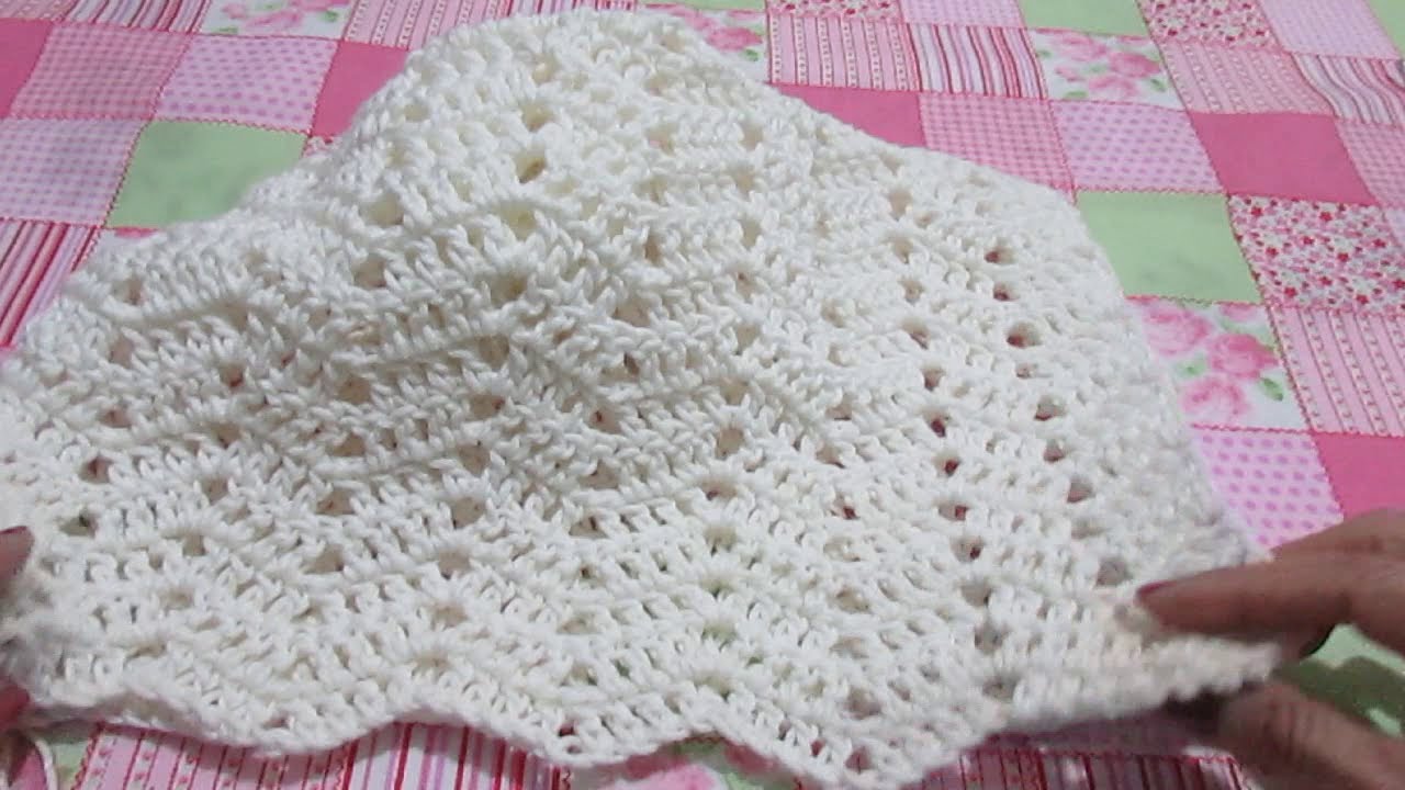 Cómo tejer manta de bebé a crochet zig zag primera parte🌺🌺🌺