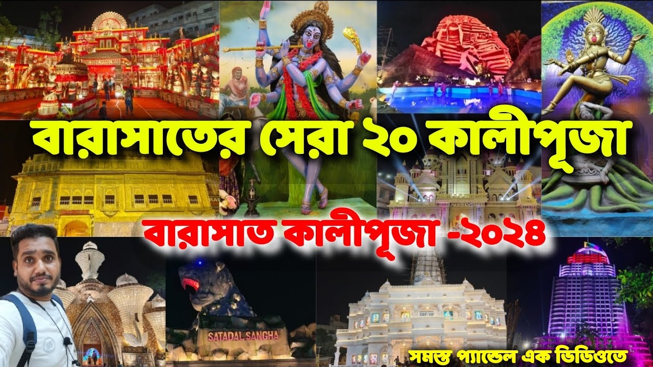 Top 20 Barasat Kalipuja Pandal 2024 || Barasat Kalipuja