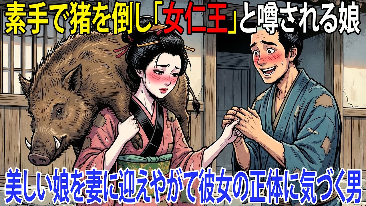 美しい娘は、嫁ぐために怪力を隠して普通の女として生きた - 民話 - 野談 - 時代劇 - 昔話 - 説話 - オーディオブック - 伝説