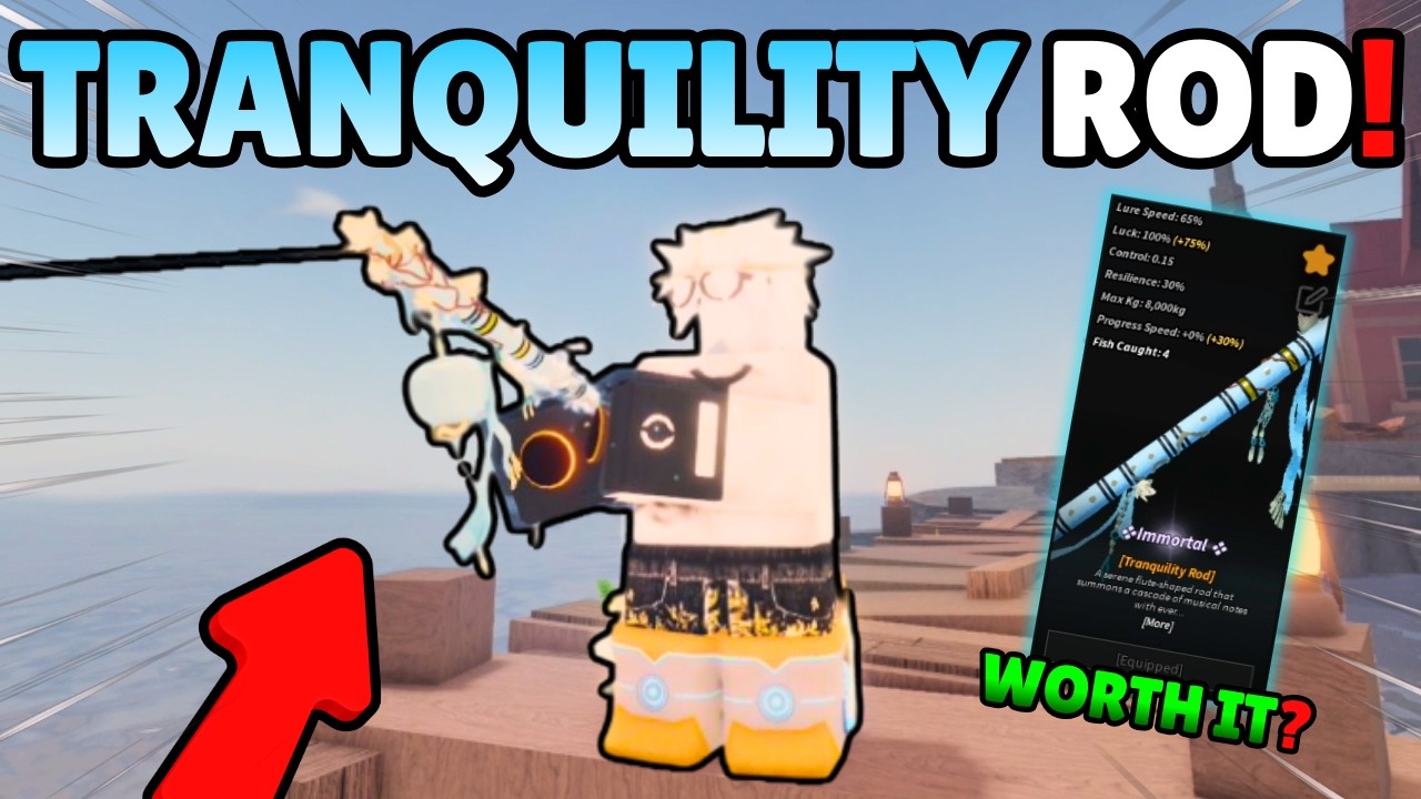 Losing My MIND Obtaining TRANQUILITY DEV ROD in Fisch!