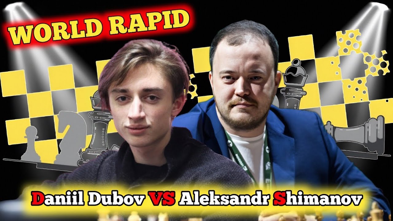 Daniil Dubov vs Aleksandr Shimanov | World Rapid Championship | Brilliant Horse