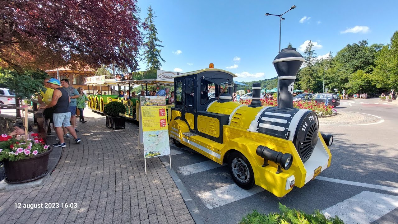 Cu trenulețul prin stațiunea Sovata