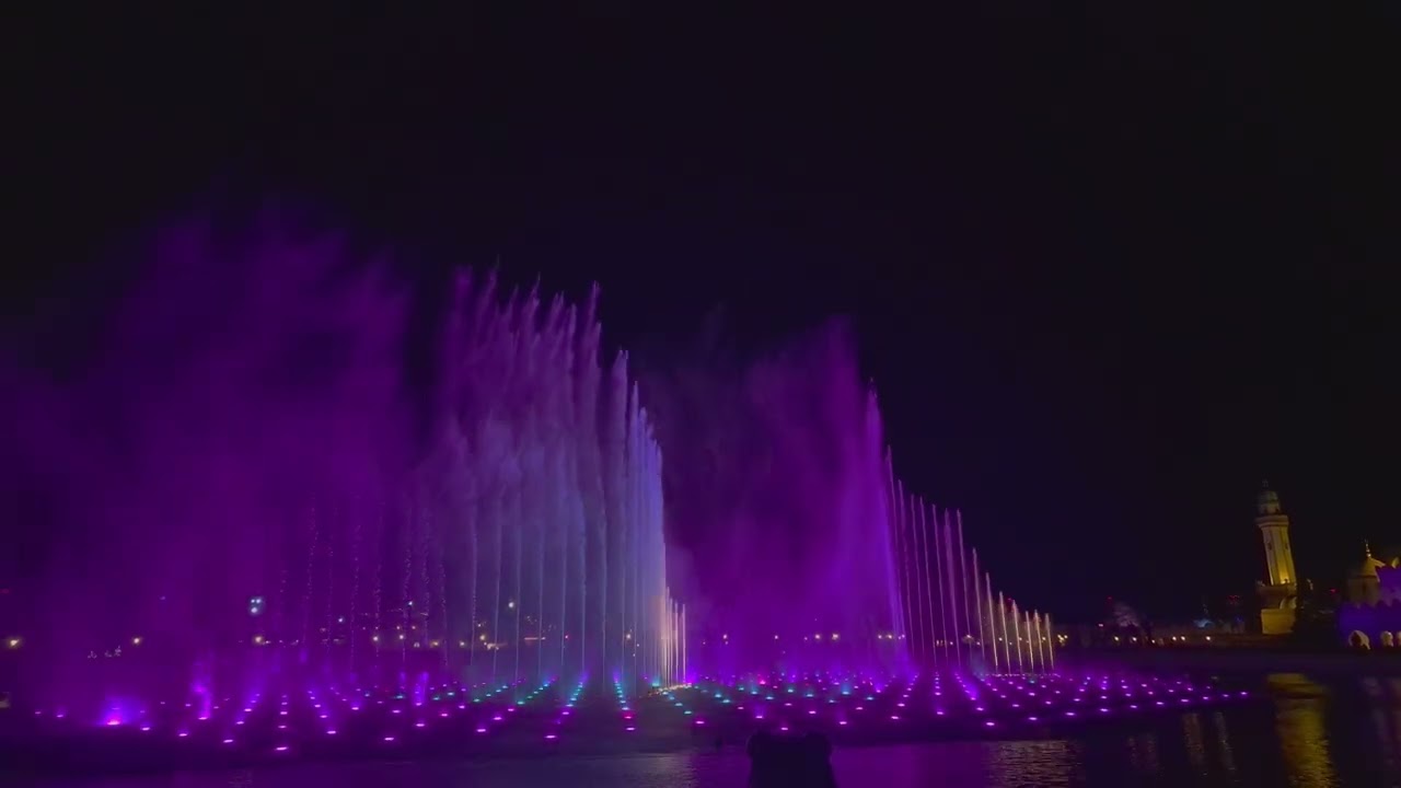 Efteling Aquanura Show Tiesto met oud en nieuw 2022-2023 4k HDR