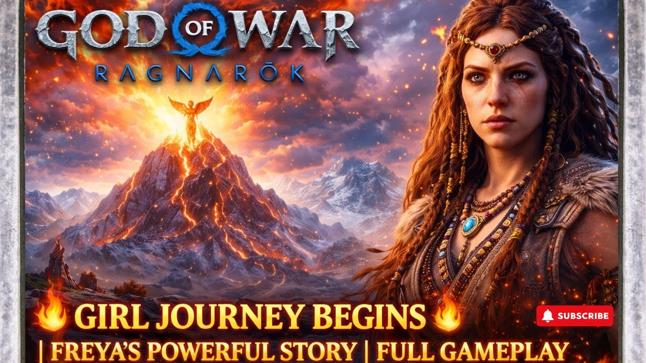 GOD OF WAR RAGNARÖK  Girl Journey Begins | Freya’s Powerful Story | Full Gameplay #walkthrough #war