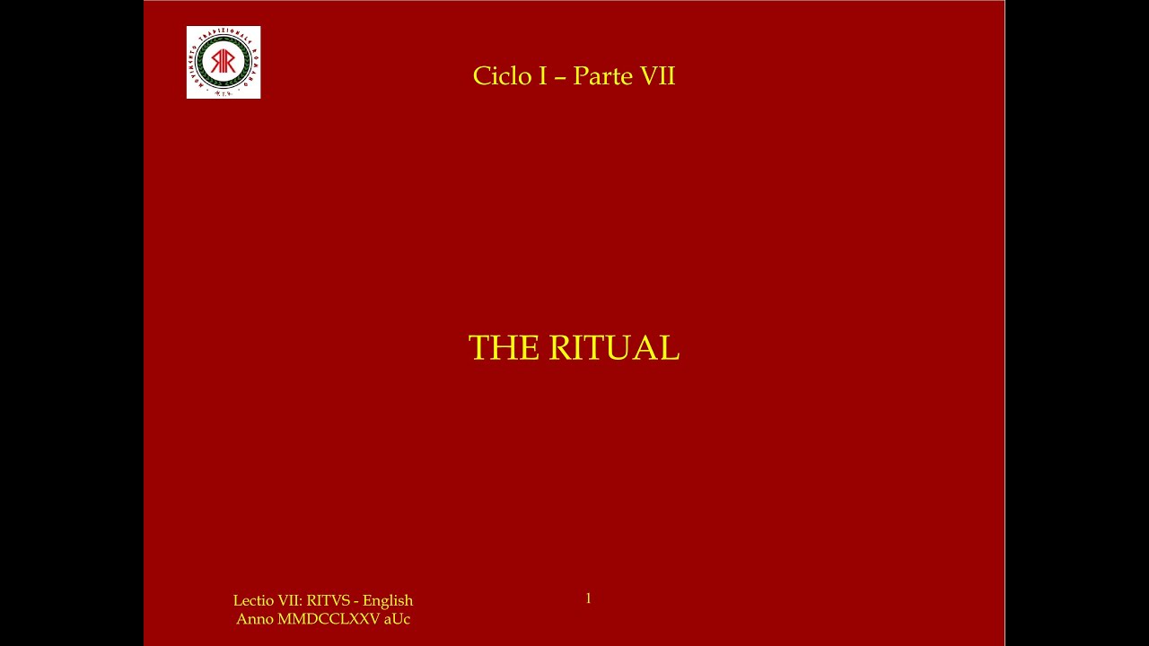 Lesson #7 Gentile Roman Religion - the Public rituals