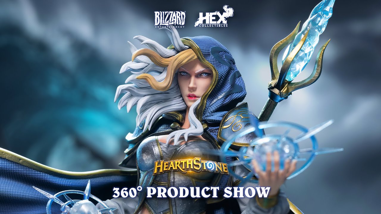 HEX Collectibles Hearthstone Jaina Proudmoore 1/6 Scale Statue | 360° Product Show