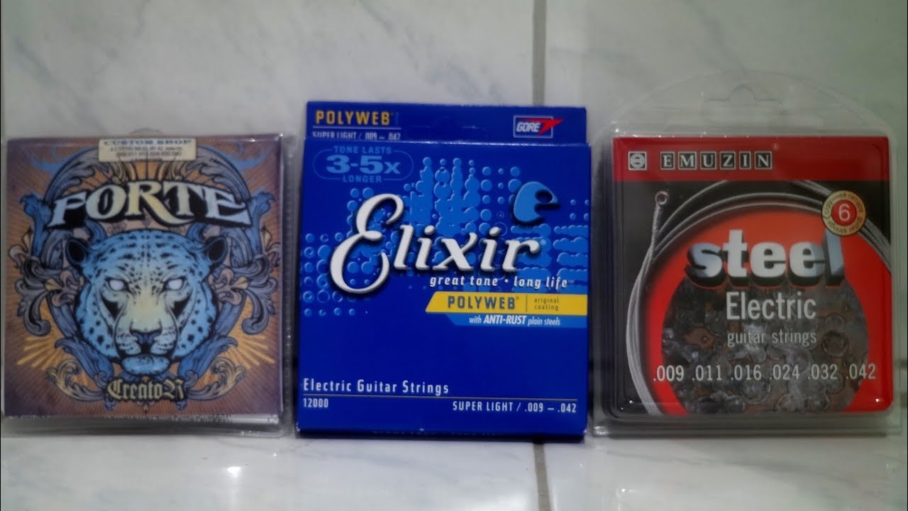 Gear Review: Forte Ultracoat-the worst strings ever (Forte VS. Elixir VS. Emuzin) - струны Форте