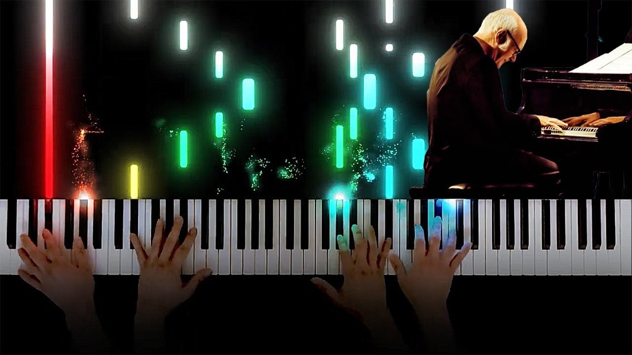 Ludovico Einaudi - Nuvole Bianche (4 Hands Piano Cover)