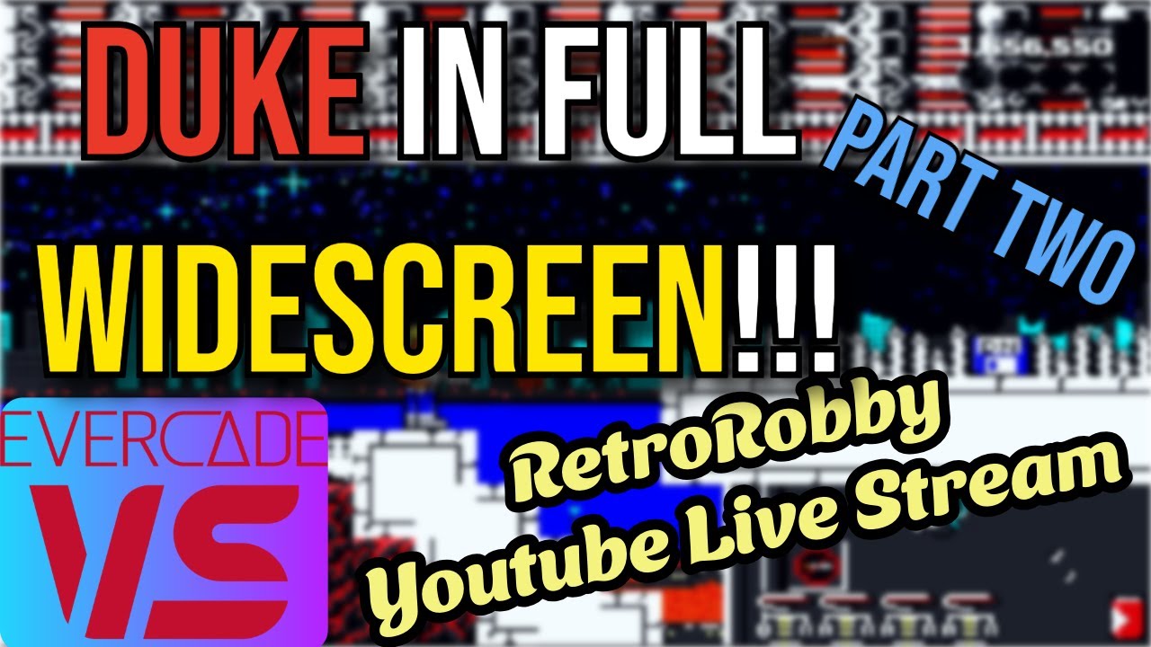 Playing Duke Nukem 1 Remastered on Evercade - Full Widescreen! (Part 2)