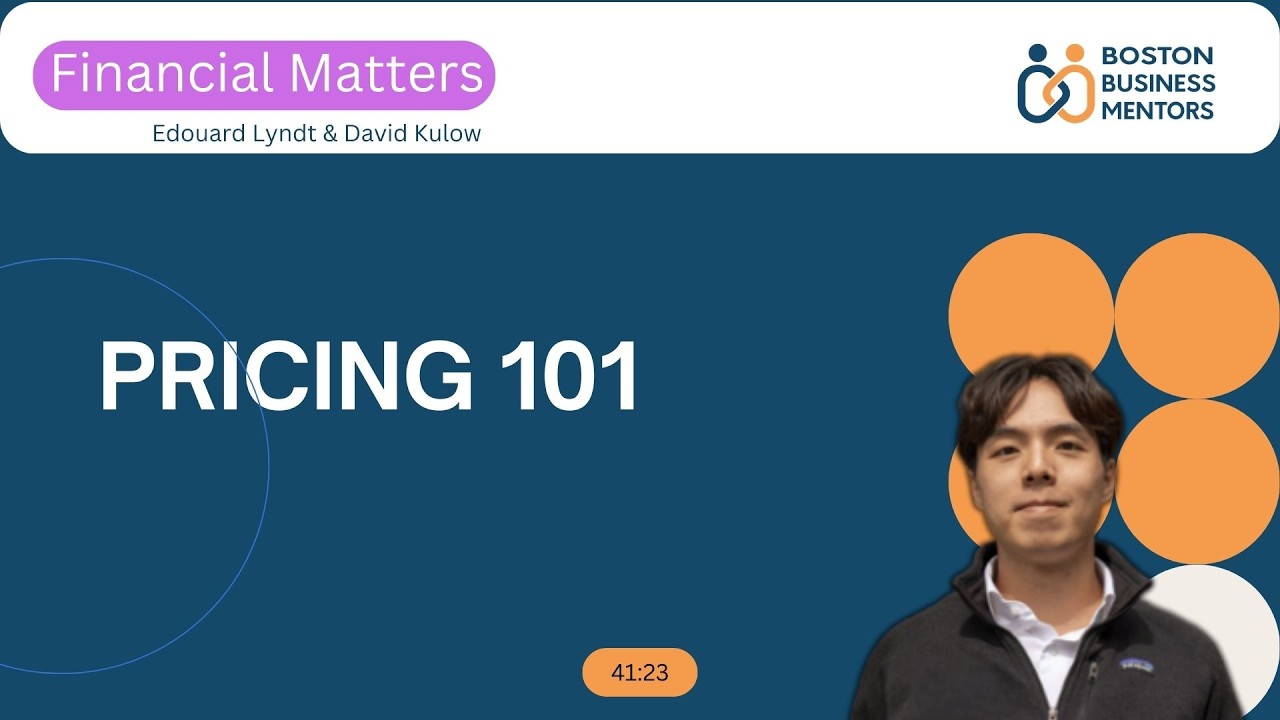 Pricing 101: Understanding and setting your business' pricing