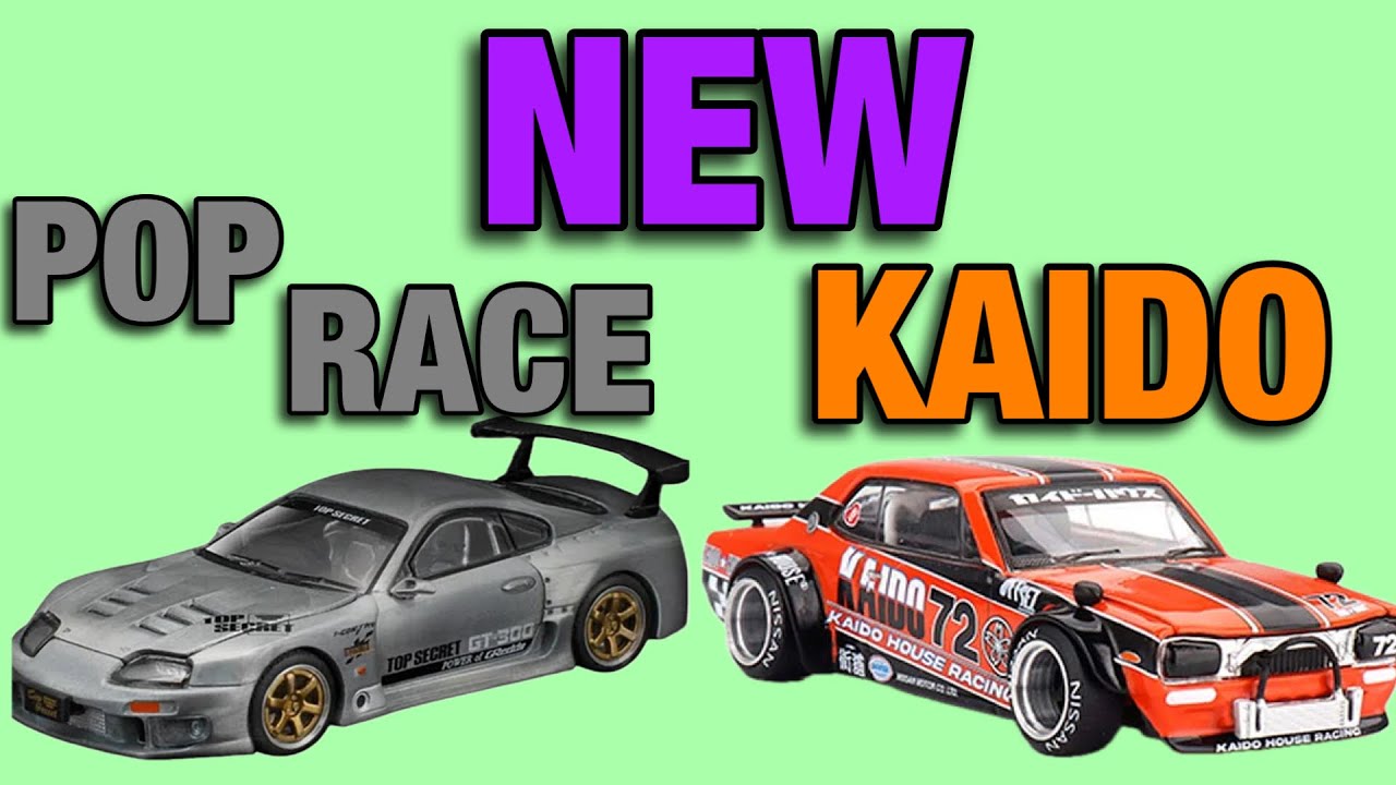 NEW POP RACE/KAIDO HOUSE DIECAST🤙🏽 #diecastcollection