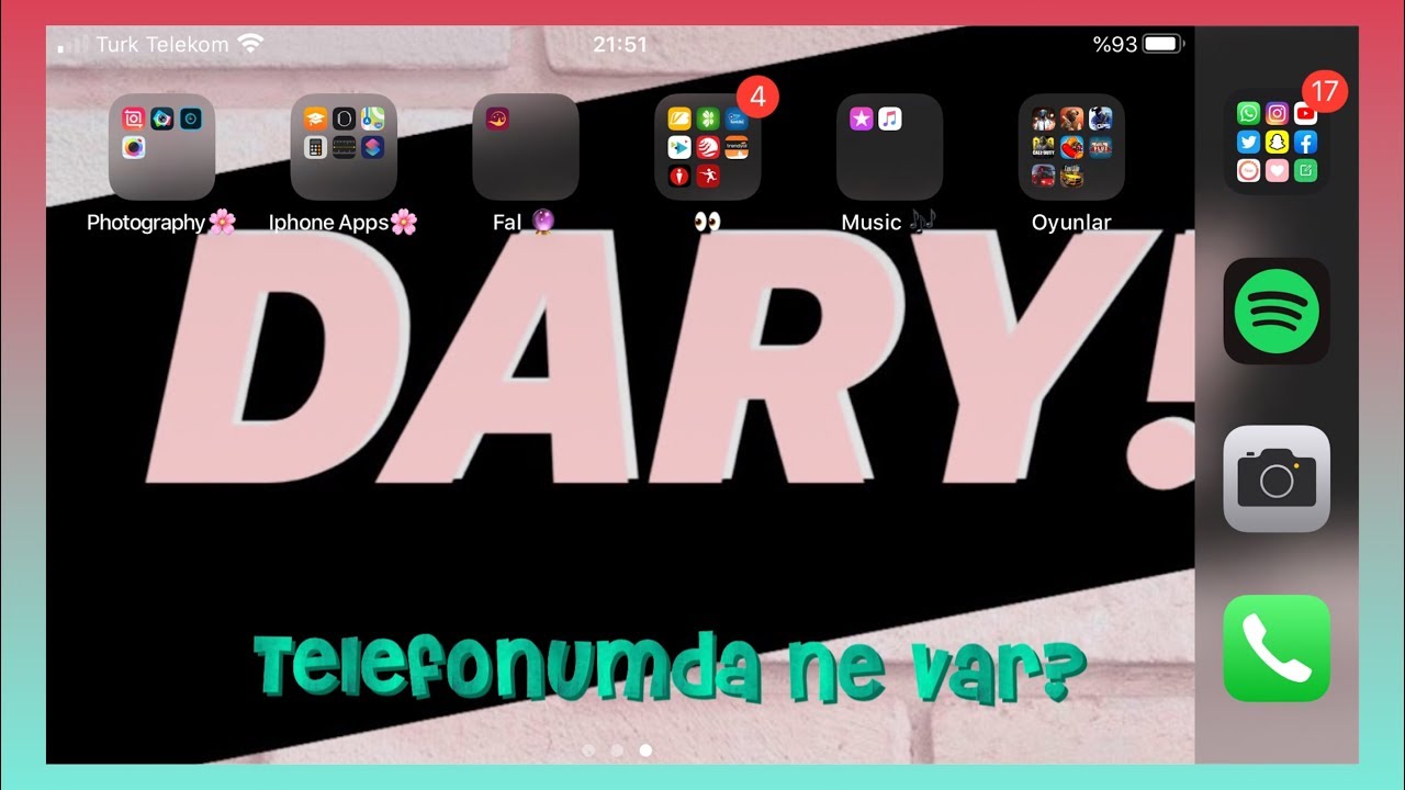 Sadece Telefon ile YouTube’da İçerik Üretmek 🤗 | Telefonumda ne var? | Türkçe ASMR