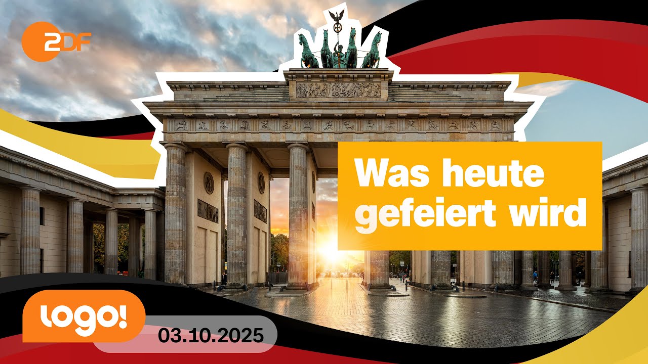 35 Jahre Tag der deutschen Einheit | logo!-Nachrichten vom 03.10.25