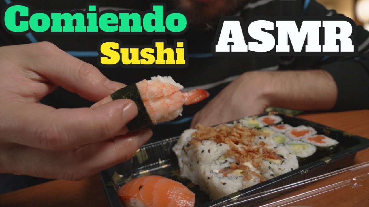 ASMR Comiendo SUSHI del WEITAO Restaurante | Eating Sounds