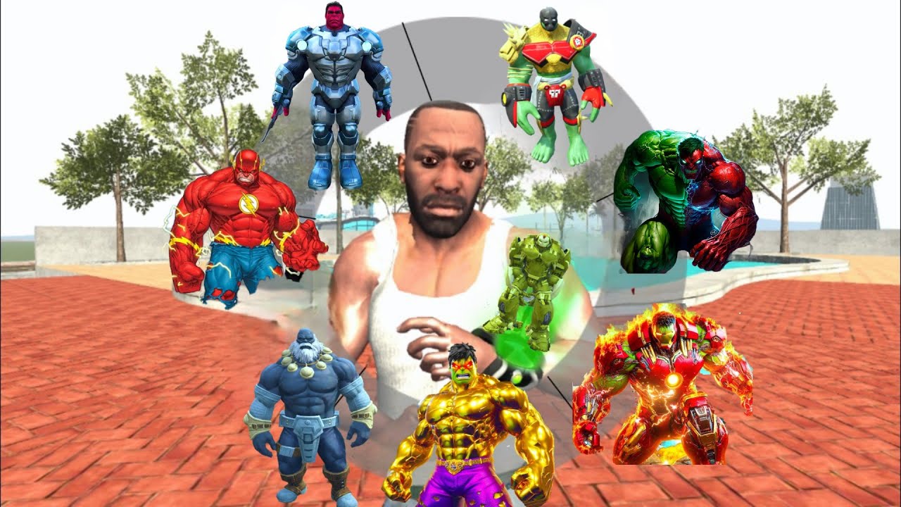 Franklin Try New Magical Watch hulk Mode in Indian Bike Driving 3D!