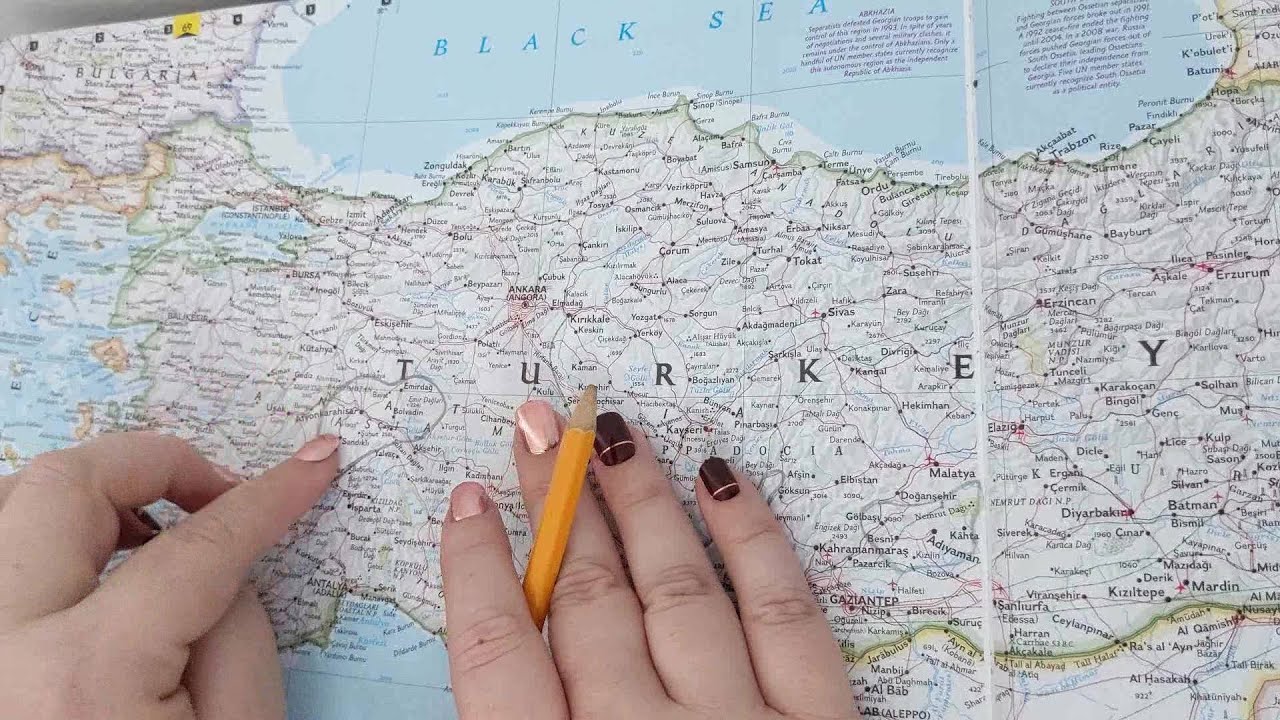 ASMR ~ Afyonkarahisar, Türkiye History & Geography ~ Soft Spoken Map Tracing Google Earth