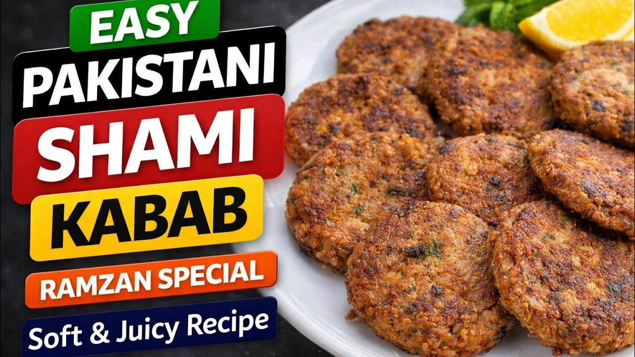 Soft & Juicy Pakistani Shami Kabab Recipe | Easy Homemade Shami Kabab | Ramzan Special