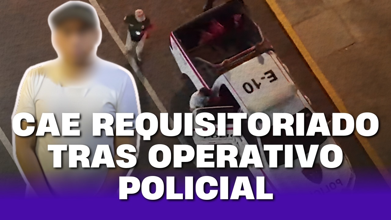 Operativo policial en Trujillo deja requisitoriado capturado