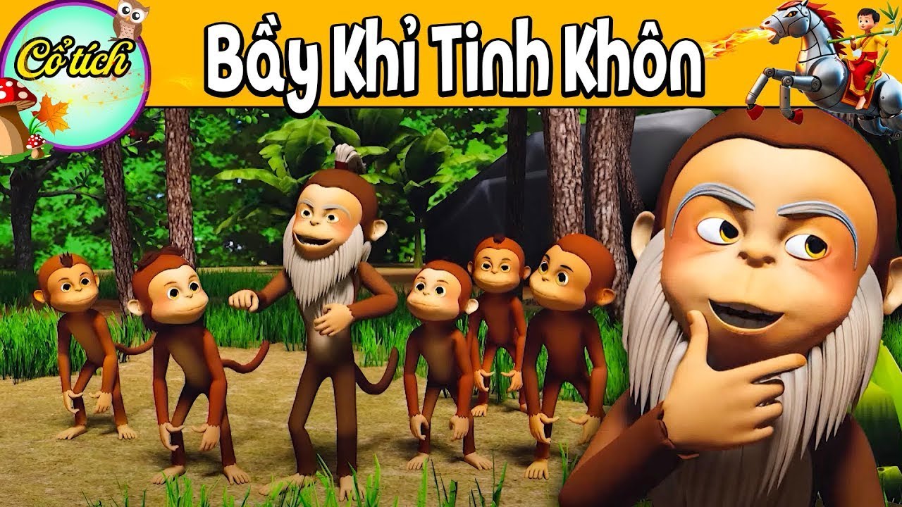 Cổ tích Việt Nam 📜BẦY KHỈ TINH KHÔN🧚‍♀️ Truyện cổ tích hay 🧜‍♀️ Hoạt hình hay nhất 2026